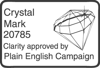 Plain English Crystal Mark